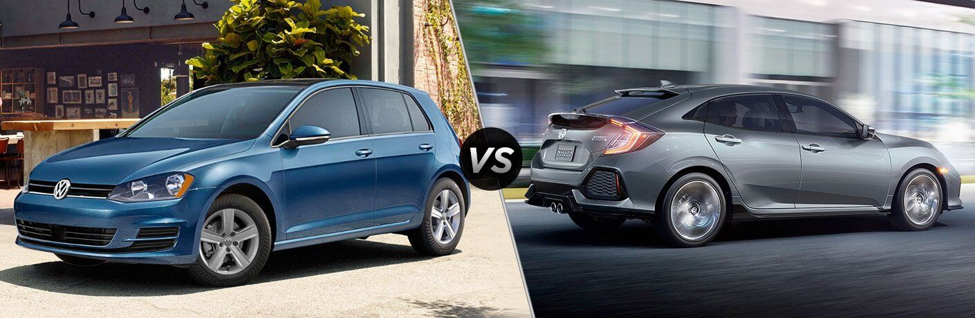2017 Vw Golf Vs Honda Civic Hatchback