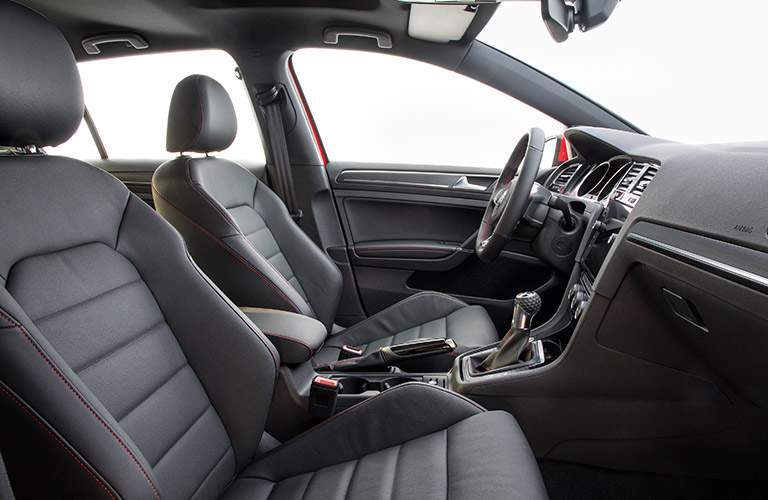 Front interior of 2018 Volkswagen Golf GTI