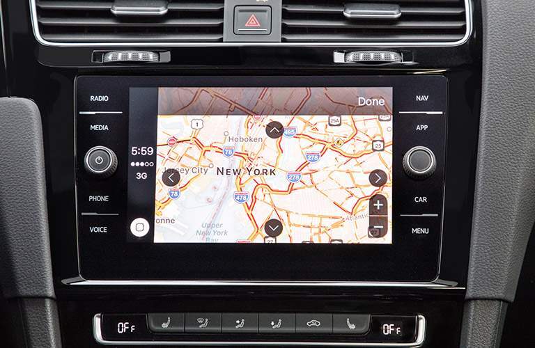 Navigation on 2018 Volkswagen Golf GTI