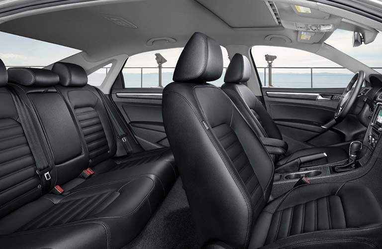 Leather interior of 2018 Volkswagen Passat