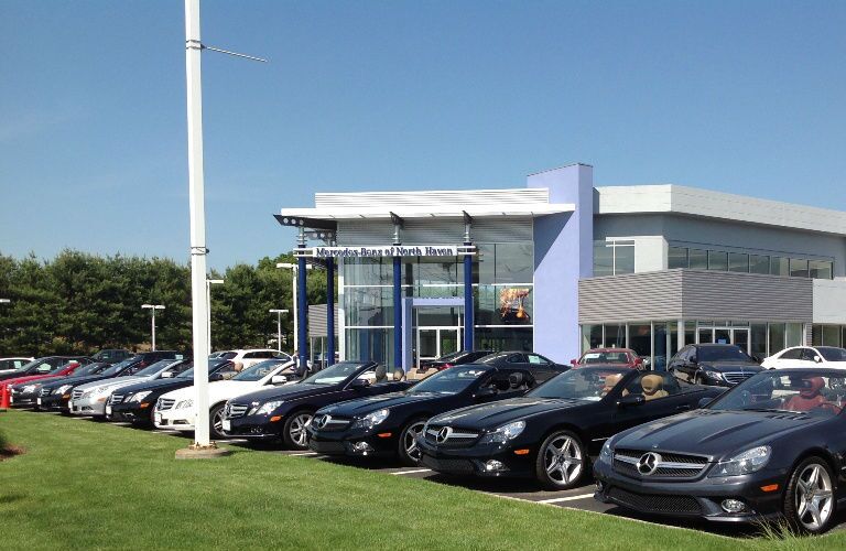 Inventory of Mercedes-Benz models on Mercedes-Benz of North Haven Lot