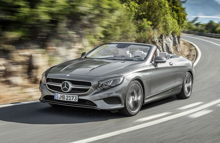 gray 2017 Mercedes-Benz S-Class Cabriolet Front Exterior