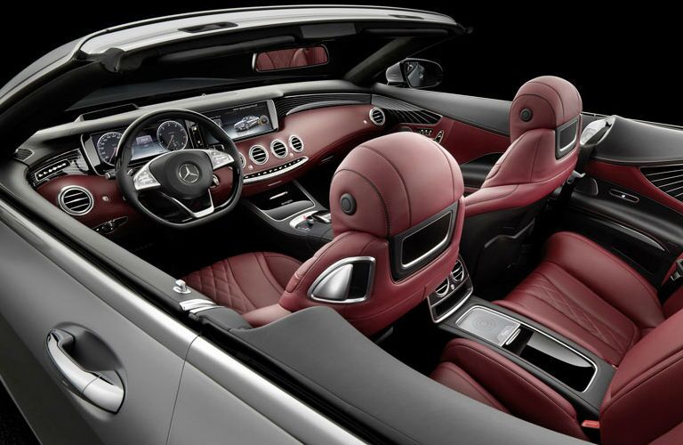 2017 Mercedes-Benz S-Class Cabriolet Red Nappa Leather Seating