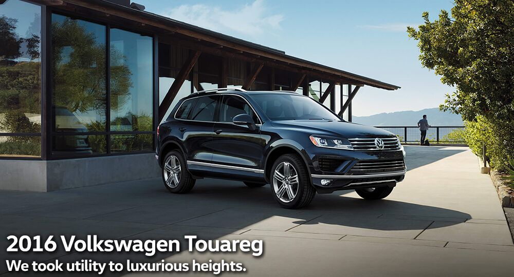 A new 2016 Volkswagen Touareg at Toms River Volkswagen in Toms River New Jersey