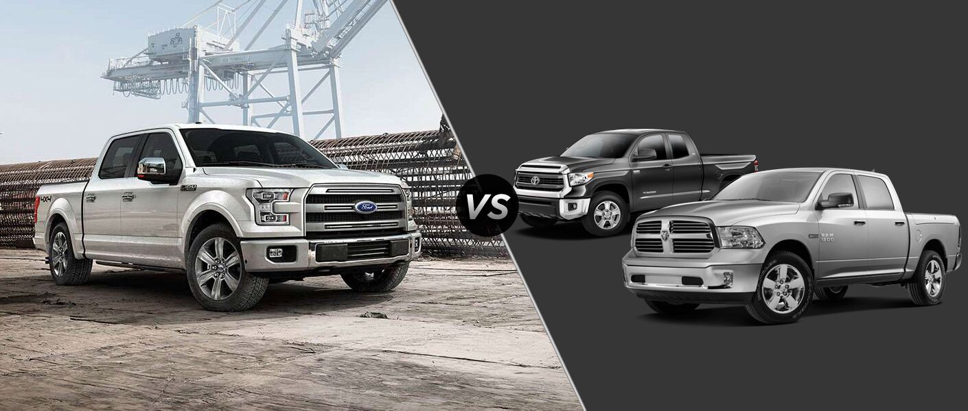 2015 Ford F-150 vs 2015 Ram vs 2015 Tundra