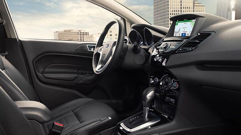The interior of the 2016 Ford Fiesta Tampa FL is high-tech.