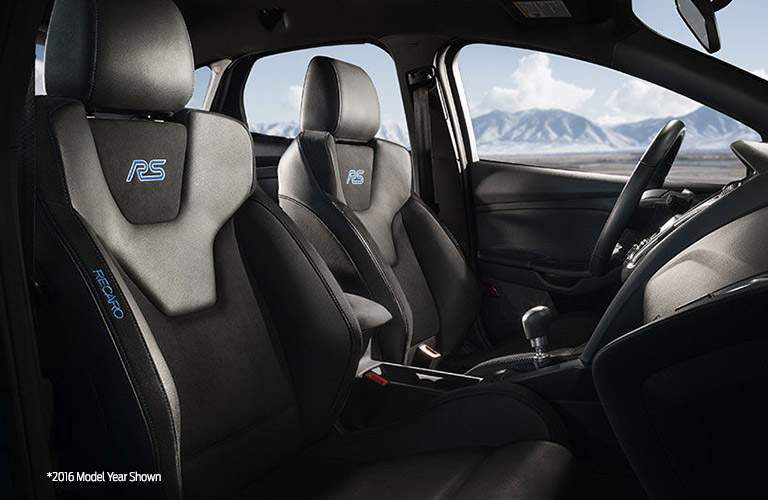 2017 Ford Focus RS front interior passenger space