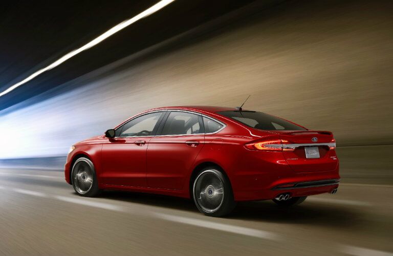 2017 Ford Fusion side rear exterior