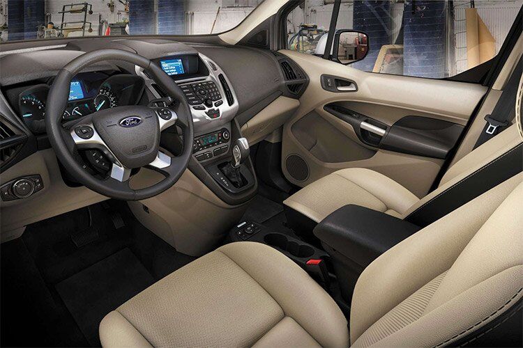 2017 Ford Transit Connect front interior passenger space