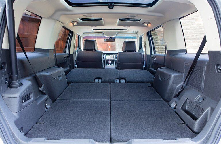 2017 Ford Flex rear interior cargo space