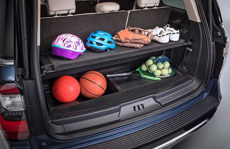 2018 Ford Expedition rear interior cargo manager