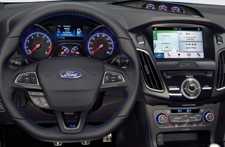 2018 Ford Focus Vs Fusion Driver Dash And Infotainment System Of A 2018 Ford Focus
