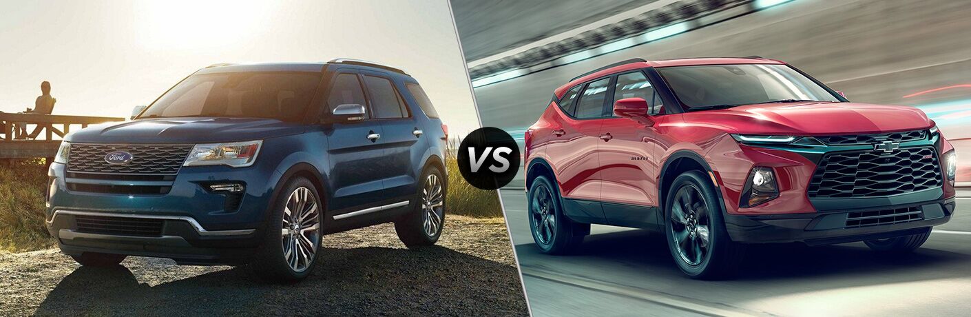 2019 Ford Explorer vs 2019 Chevy Blazer 2019 Ford Explorer vs 2019 Chevy Blazer