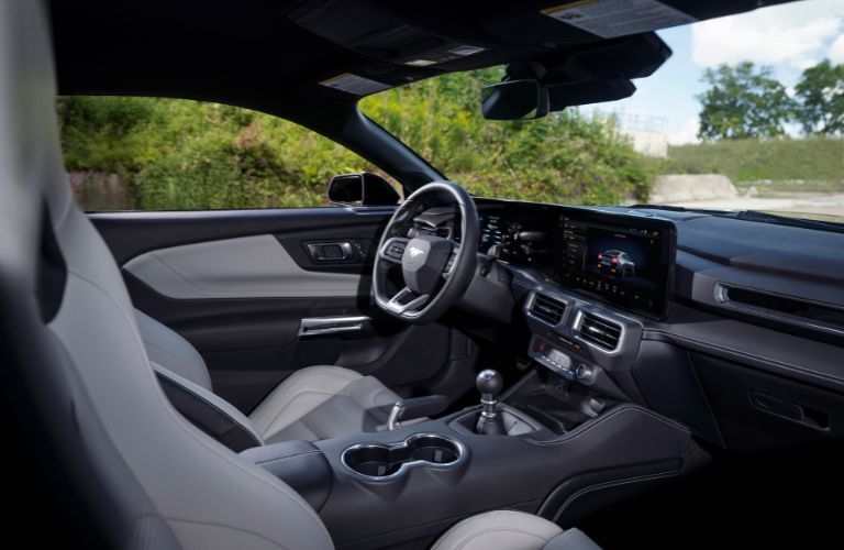 2024 Ford Mustang Steering Wheel and Dashboard