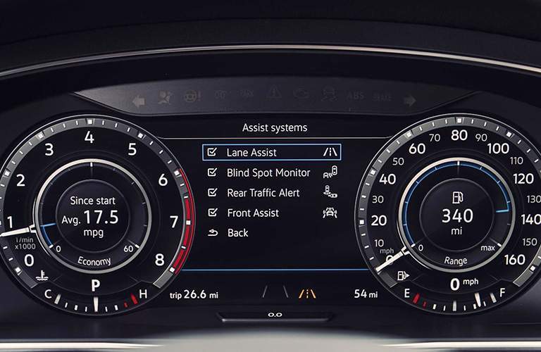 2018 VW Tiguan instrument cluster