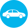 Car Icon in VW Light Blue