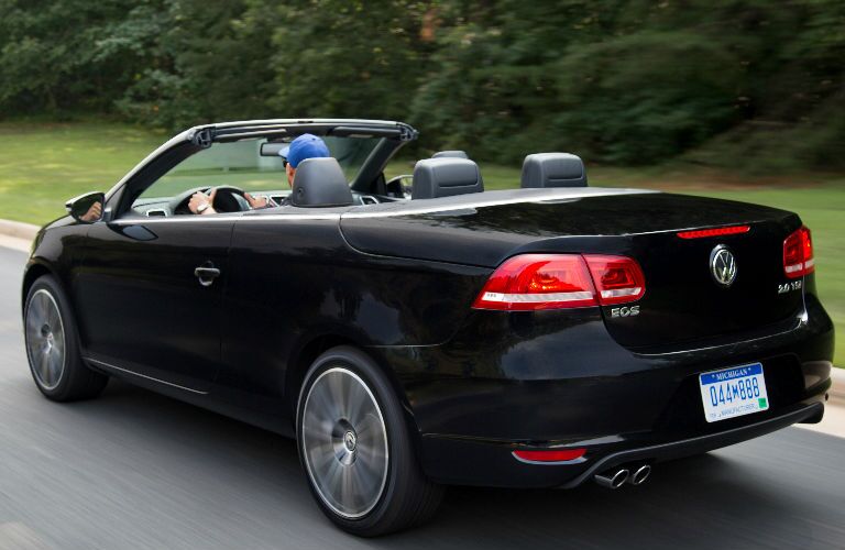 2015 Volkswagen Eos Rear Top Down Black