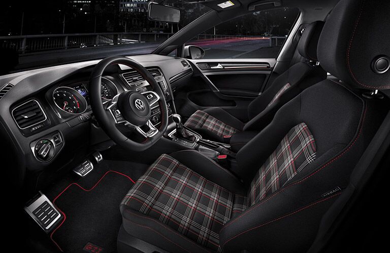2016 Volkswagen Golf GTI Plaid seating front
