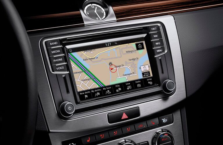 2017 Volkswagen CC infotainment display