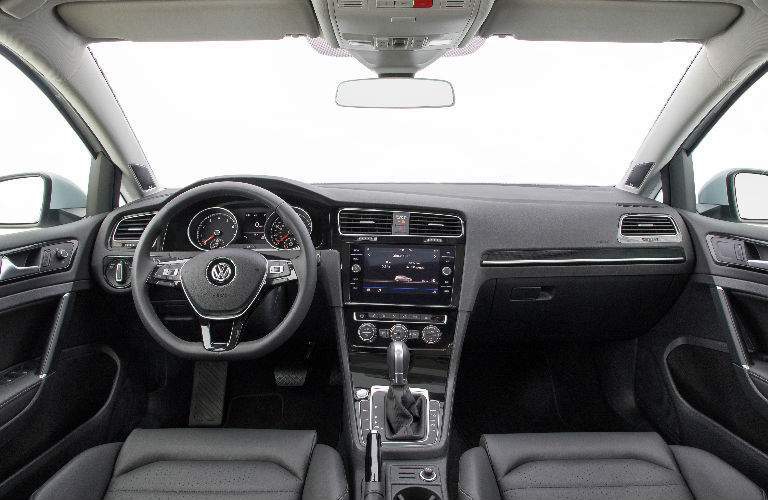 2018 VW Golf Ramsey, NJ interior with gear shift and console and steering wheel
