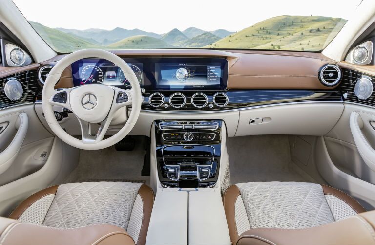 Mercedes-Benz E350 4MATIC sedan interior