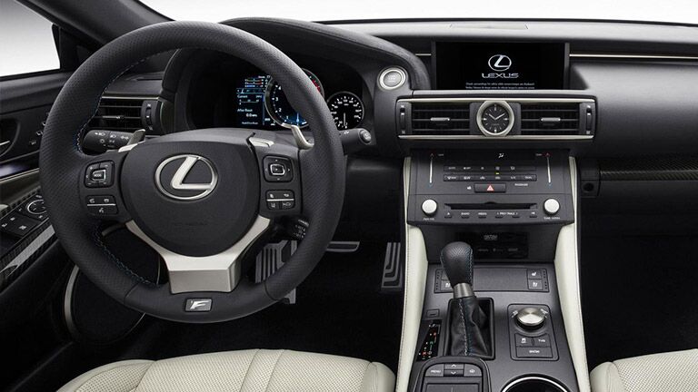 Used Lexus RC Dallas TX interior