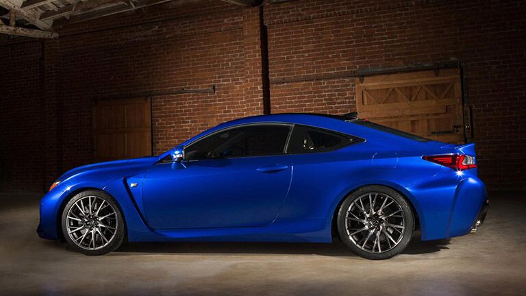 Used Lexus RC Dallas TX side view