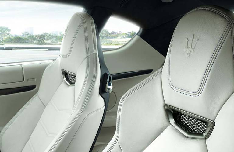 Interior of a Maserati model
