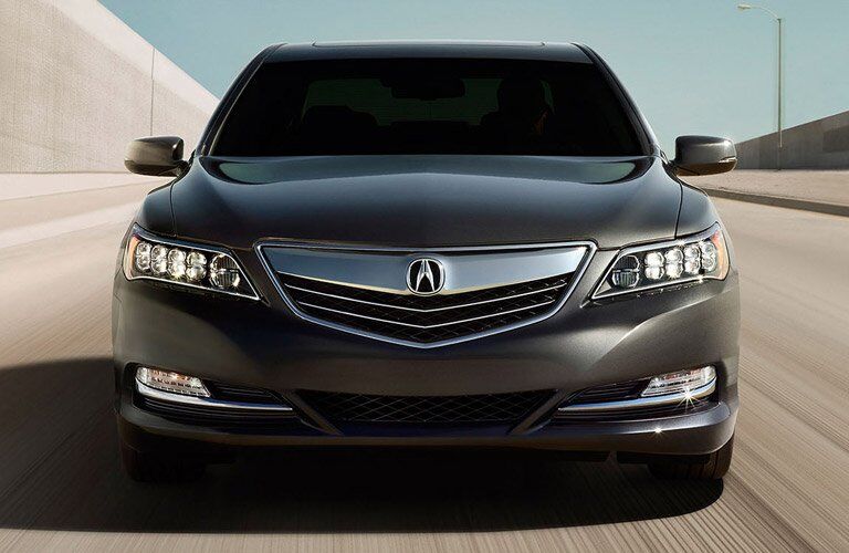 Front grille of Acura model