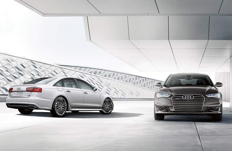 2017 Audi A6 models next to each other