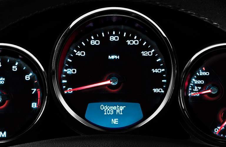 2017 Cadillac CTS speedometer