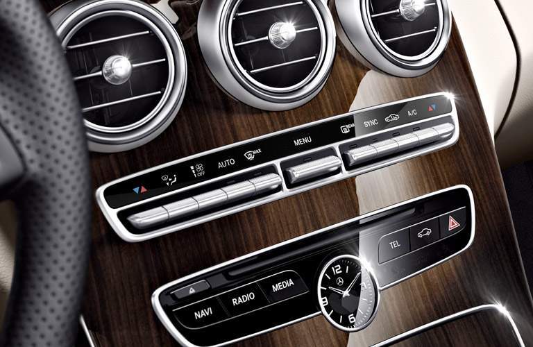 2017 Mercedes-Benz C-Class center controls