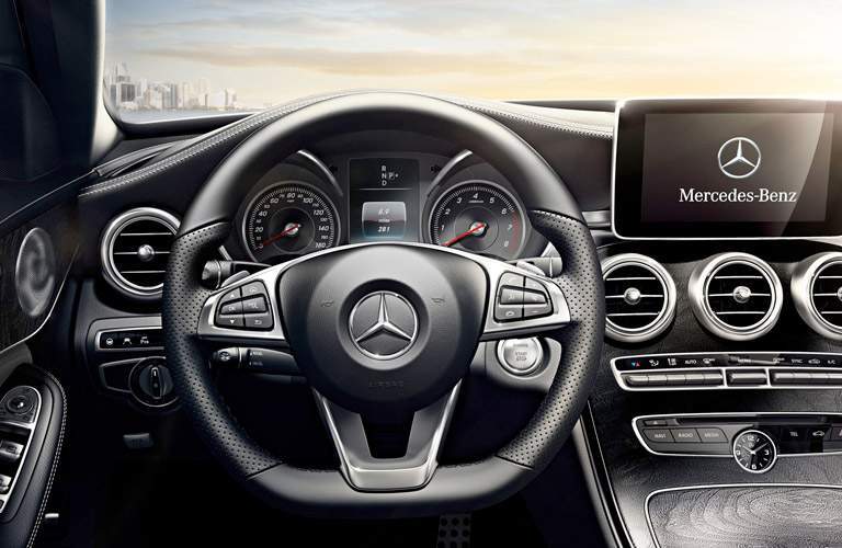 2017 Mercedes-Benz C-Class front seat view
