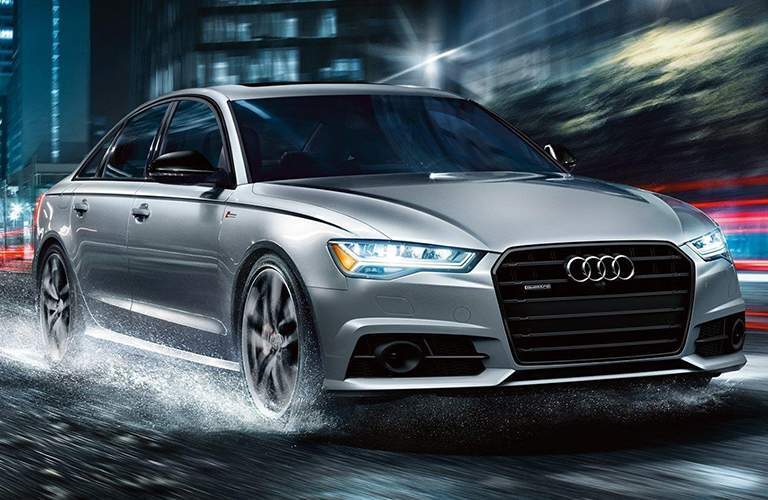 Audi model in silver