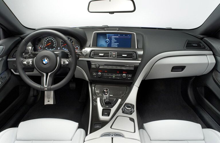 BMW 6 Series center console and dashboard