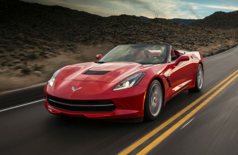 Red Chevrolet Corvette
