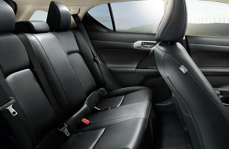 Lexus CT rear seating