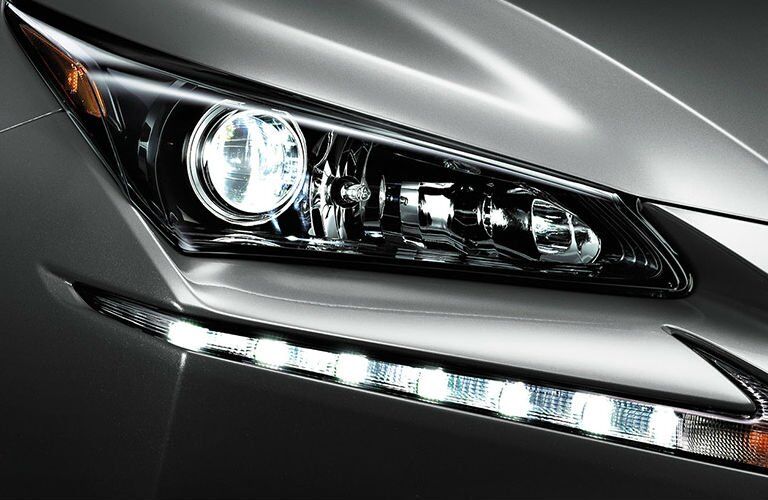 Lexus NX headlight close up