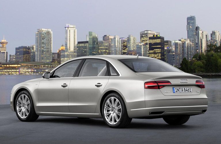 Used Audi A8 rear view