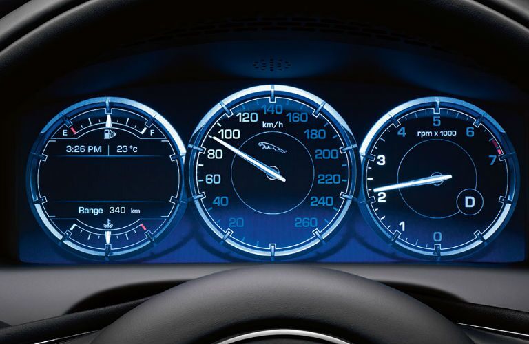 Used Jaguar XF Dallas TX dashboard