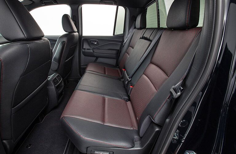 2017 Honda Ridgeline rear seats