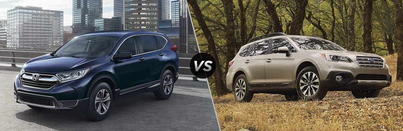 2017 Honda Cr V Vs Subaru Outback