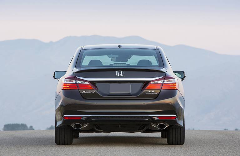 Rear end of 2016 Honda Accord Touring