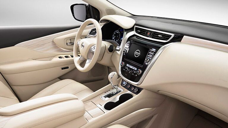 Comfortable interior of the 2015 Nissan Murano
