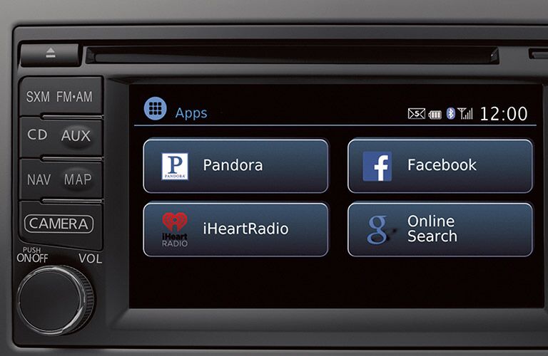 2017 Nissan Versa interior infotainment system