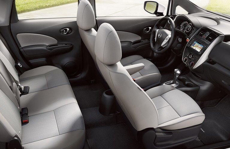 2017 nissan versa note interior seating space