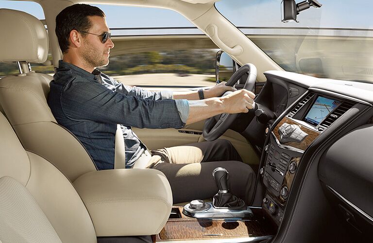 man seen driving 2018 Nissan Armada