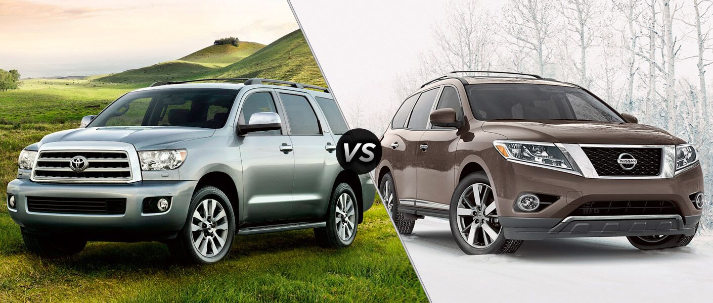 2016 Toyota Sequoia vs 2016 Nissan Pathfinder