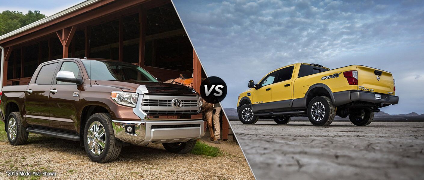 2016 Toyota Tundra Vs Nissan An