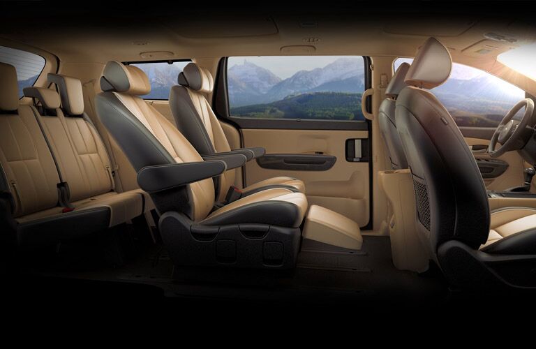 How many seats does the Kia Sedona have?